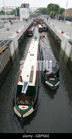 Three Mills Lock Stock Photo