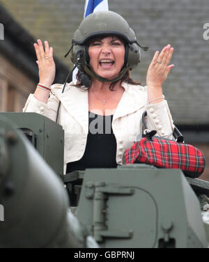 Lorraine Kelly In A Tank Launches Armed Forces Day At The Redford lorraine-kelly-in-a-tank-launches-armed-forces-day-at-the-redford