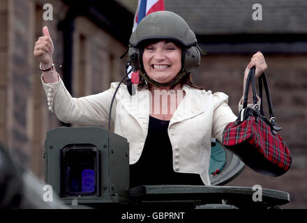 Lorraine Kelly In A Tank Launches Armed Forces Day At The Redford lorraine-kelly-in-a-tank-launches-armed-forces-day-at-the-redford