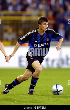 Soccer - UEFA Champions League - Second Qualifying Round - First Leg - Club  Brugge v Lokomotiv Plovdiv. Gaetan Englebert, Club Brugge Stock Photo -  Alamy