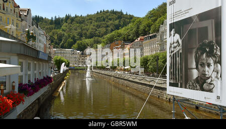 K. Vary, Czech Republic. 07th July, 2016. Atmosphere during the 51st Karlovy Vary International Film Festival in Karlovy Vary, Czech Republic, July 7, 2016. © Slavomir Kubes/CTK Photo/Alamy Live News Stock Photo