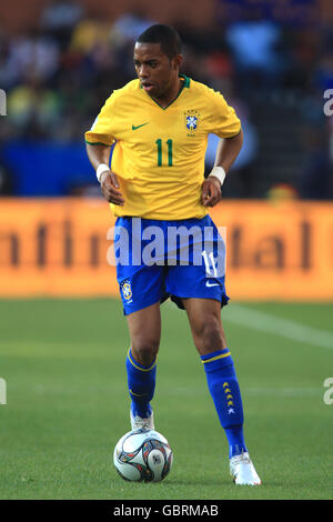 Soccer - Confederations Cup 2009 - Group B - USA v Brazil - Loftus Versfeld. Robinho, Brazil Stock Photo