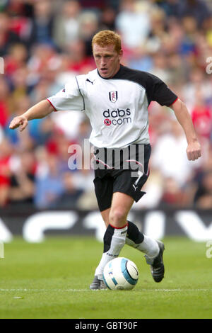 Soccer - FA Barclays Premiership - Fulham v Arsenal. Mark Pembridge, Fulham Stock Photo