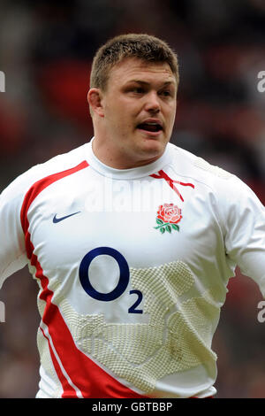 Rugby Union - The Standard Bank Cup - Argentina v England - Old Trafford Stock Photo