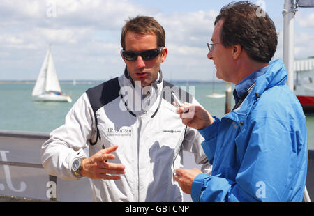 Sailing - Round The Island Preview - Ben Ainslie Photocall - Island Sailing Club Stock Photo