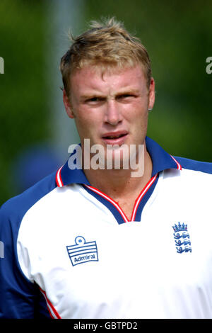Cricket - ICC Champions Trophy 2004 - England v Zimbabwe. Andrew Flintoff, England Stock Photo