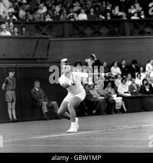 Tennis - Wimbledon - Mens Singles - 1965 Stock Photo