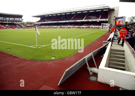 Soccer - FA Barclays Premiership - Arsenal v Charlton Athletic. A general view of Highbury, home of Arsenal Stock Photo