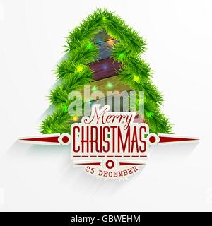 Vector Christmas Messages and objects on wrinkled paper background. Elements are layered separately in vector file. Stock Vector