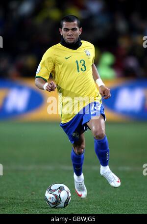 Soccer - 2009 FIFA Confederations Cup - Final - USA v Brazil - Ellis Park. Daniel Alves, Brazil Stock Photo