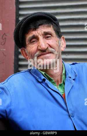 Travel Stock - Istanbul - Turkey. An old Turkish man in Istanbul Stock Photo