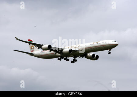 General Stock - Airplanes - Heathrow Airport Stock Photo