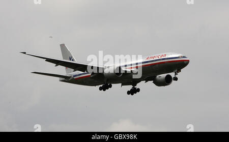 General Stock - Airplanes - Heathrow Airport Stock Photo