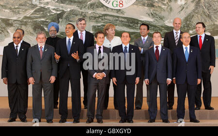 Italy G8 Summit Stock Photo