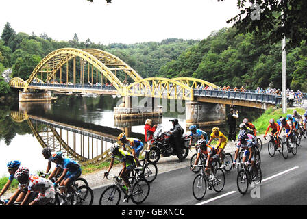 Cycling - Tour de France 2009 - Stage Ten. Action from the 10th Stage of the Tour De France in Limoges, France. Stock Photo