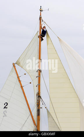 British Classic Yacht Club regatta Stock Photo
