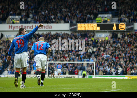 Scottish Soccer - Bank Of Scotland Premier Division - Rangers v Aberdeen Stock Photo