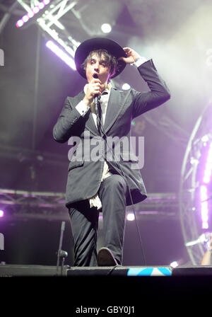 15th International Benicassim Festival - Spain. Peter Doherty performs during day 4 of the 15th International Benicassim Festival in Benicassim, Spain. Stock Photo