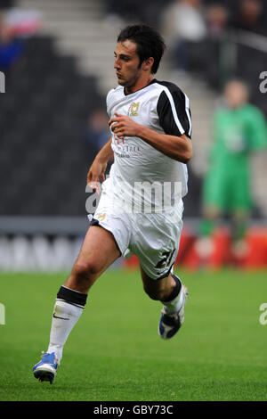 Soccer - Pre Season Friendly - Milton Keynes Dons v Wolverhampton Wanderers - stadium:mk. Luke Howell, Milton Keynes Dons Stock Photo