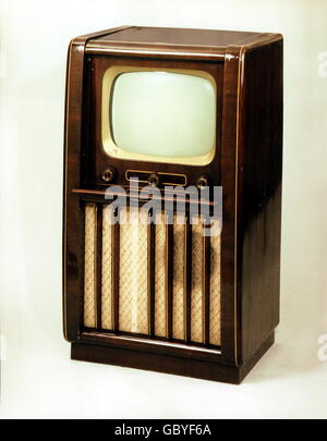 broadcast, television, TV sets, Graetz Prototyp, 1951, Additional-Rights-Clearences-Not Available Stock Photo