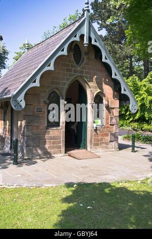 dh Valley Gardens HARROGATE NORTH YORKSHIRE Restored Old Magnesia Well Pump Room spa water spring Stock Photo