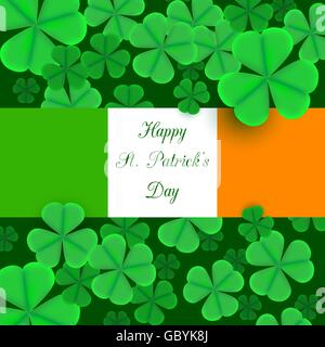 Patrics day pattern Stock Vector