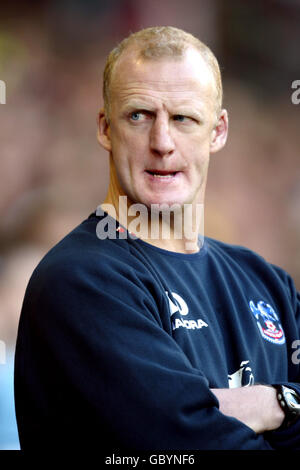 Soccer - FA Barclays Premiership - Liverpool v Crystal Palace. Iain Dowie, Crystal Palace manager Stock Photo