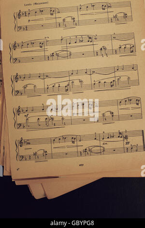 Music notes Stock Photo