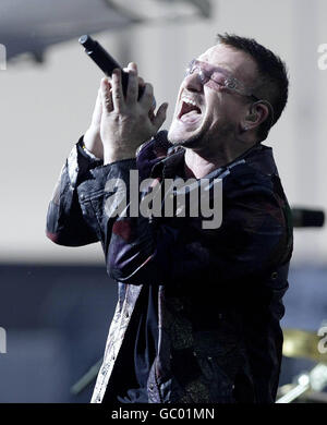 U2 in concert - Dublin Stock Photo