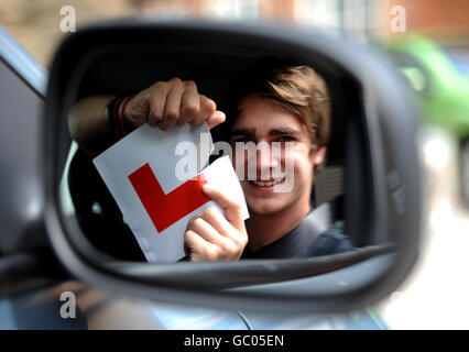 Learner Drivers Stock Photo