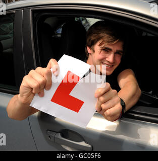 Learner Drivers Stock Photo