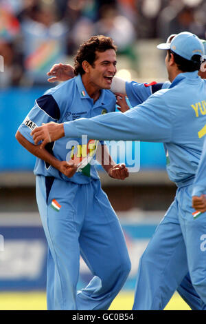 Cricket - ICC Champions Trophy 2004 - India v Pakistan. Irfan Pathan, India Stock Photo