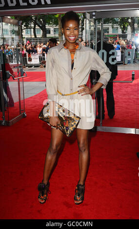 Talulah arrives at the premiere of Quentin Tarantino's film, Inglourious Basterds at the The Odeon Cinema, Leicester Square, London. Stock Photo