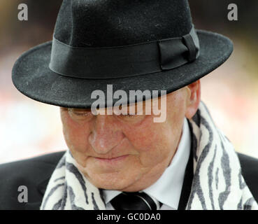 Sir Bobby Robson during the Bobby Robson Trophy match at St James Park, Newcastle. Stock Photo