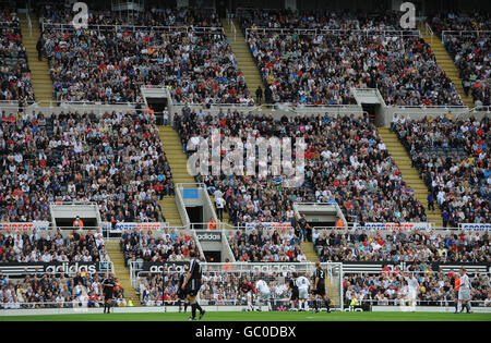 Soccer - Bobby Robson Trophy - England v Germany - St James Park. A view of the crowd during the Bobby Robson Trophy match at St James Park, Newcastle. Stock Photo