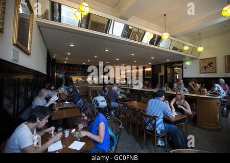 National Portrait Gallery cafe, in the ground floor, Trafalgar Square