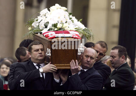 Soccer - Emlyn Hughes Funeral Stock Photo