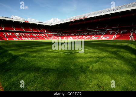 Soccer - Manchester United Training Session - Old Trafford. A general view of Old Trafford, home of Manchester United Stock Photo