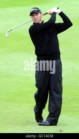 Golf - Johnnie Walker Championships - Day Two - Gleneagles. Denmark's Soren Hansen on the 7th during the second round of the Johnnie Walker Championships at Gleneagles, Perthshire. Stock Photo