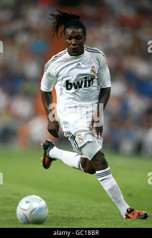 Soccer - Peace Cup 2009 - Real Madrid v Al Ittihad - Santiago Bernabeu. Royston Ricky Drenthe, Real Madrid Stock Photo