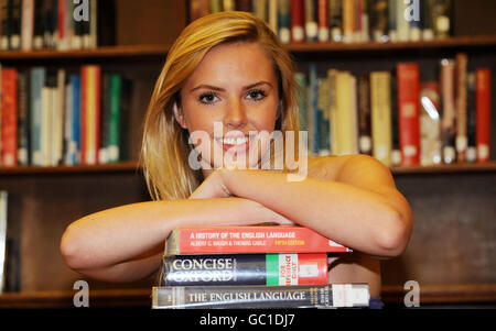 A-level results Stock Photo