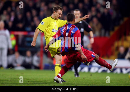 Soccer - FA Barclays Premiership - Crystal Palace v Charlton Athletic. Crystal Palace's Dennis Rommedahl in action Stock Photo