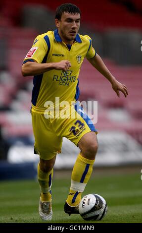 Soccer - Carling Cup - First Round - Darlington v Leeds United - Northern Echo Arena. Robert Snodgrass, Leeds United Stock Photo