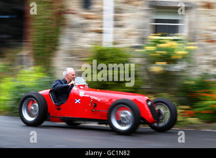 Bo'ness Speed Hill Climb. s oldest permanent racetrack. Stock Photo