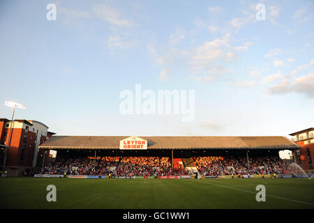 Soccer - Coca-Cola Football League One - Leyton Orient v Charlton Athletic - Matchroom Stadium. General view of the Matchroom Stadium, home to Leyton Orient Football Club Stock Photo