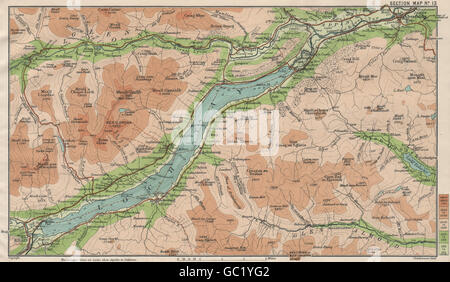 Loch Tay Glen Lyon Aberfeldy Ben Lawers Scottish Highlands 1908 Antique Gc1yg2 
