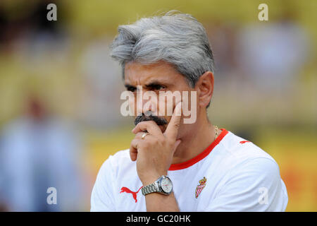 Soccer - Trofeo Pirelli - AS Monaco v Internazionale Milan - Stade Louis II. Guy Lacombe, AS Monaco coach Stock Photo