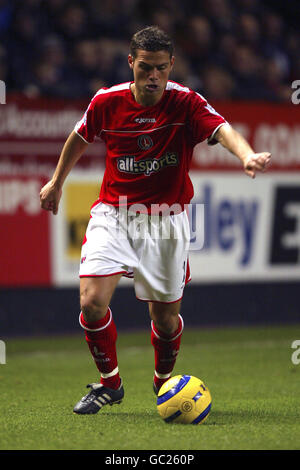 Soccer - FA Barclays Premiership - Charlton Athletic v Chelsea. Luke Young, Charlton Athletic Stock Photo