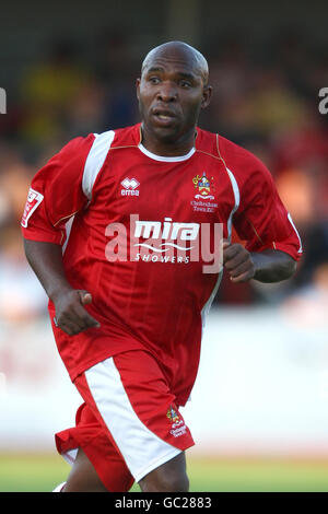 Soccer - Carling Cup - First Round - Cheltenham Town v Southend United - Whaddon Road. Barry Hayles, Cheltenham Town Stock Photo