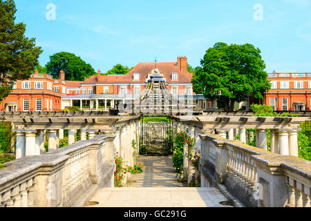 London, UK - June 9, 2016 - Hampstead Pergola and Hill Garden in London, England Stock Photo